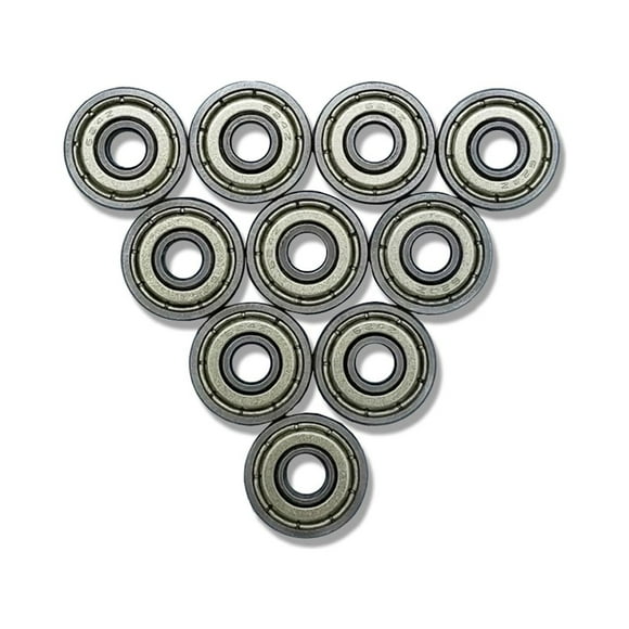 Raindrops 10Pcs 624ZZ Chrome Steel Ball Bearings Reduce Rotational Friction for Inline Skates Sports Equipment