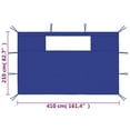 thumbnail image 4 of vidaXL Gazebo Sidewalls with Windows 2 pcs Blue, 4 of 4