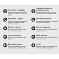 thumbnail image 2 of Audífonos Inalámbricos Con Pantalla Táctil Control De Ruido Malubero Malu1536, 2 of 3