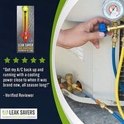 Leak Saver Direct Inject Acid Scavenger - Converts Acid to Synthetic Oil, for A/C Systems Up to 5 Tons - Made in The USA