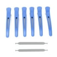 thumbnail image 2 of Pinzas Para Peinar El Cabello, Pinzas Para El Cabello Divisorias Antideslizantes, Agarre Firme, Materiales Que No Se Enganchan, Adecuados Para Cortar El Cabello, Peinar Y, 2 of 7