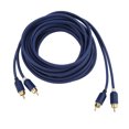 thumbnail image 2 of M Buder Cable de Audio RCA de 5 Metros de Longitud Color Azul Elástico Cobre Puro Altamente Duradero Ideal para Herramientas de Amplificador de Audio Automotriz y Cine en Casa Rendimiento Perfecto, 2 of 9