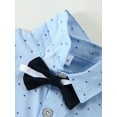 thumbnail image 6 of Baby Boy Clothes Suits Toddler Dress Shirt Bowtie Suspender Pants Outfit Formal Wedding 1-6 Years, 6 of 14