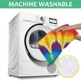 thumbnail image 6 of Colorful Rainbow Tie Dye Spiral Pattern Square Tablecloth,Waterproof Square Table Cover,Wipeable Spillproof Washable Table Cover for Home Kitchen Party Decor 52"x52"(132x132cm), 6 of 6