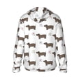 thumbnail image 3 of Fotbe Dachshund Dog Puppy Men's Women's UPF 50+ Sun Protection Jacket Hooded Cooling Shirt with Pockets Hiking Outdoor Performance-, 3 of 9