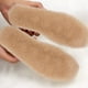 thumbnail image 2 of 1 par de plantillas de zapatos cálidos Plantillas cómodas Plantilla de invierno (marrón claro), 2 of 4