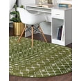 thumbnail image 4 of Rugs.com Moroccan Trellis Collection Rug – 5' x 8' Oval Green Medium Rug Perfect For Living Rooms, Large Dining Rooms, Open Floorplans, 4 of 7