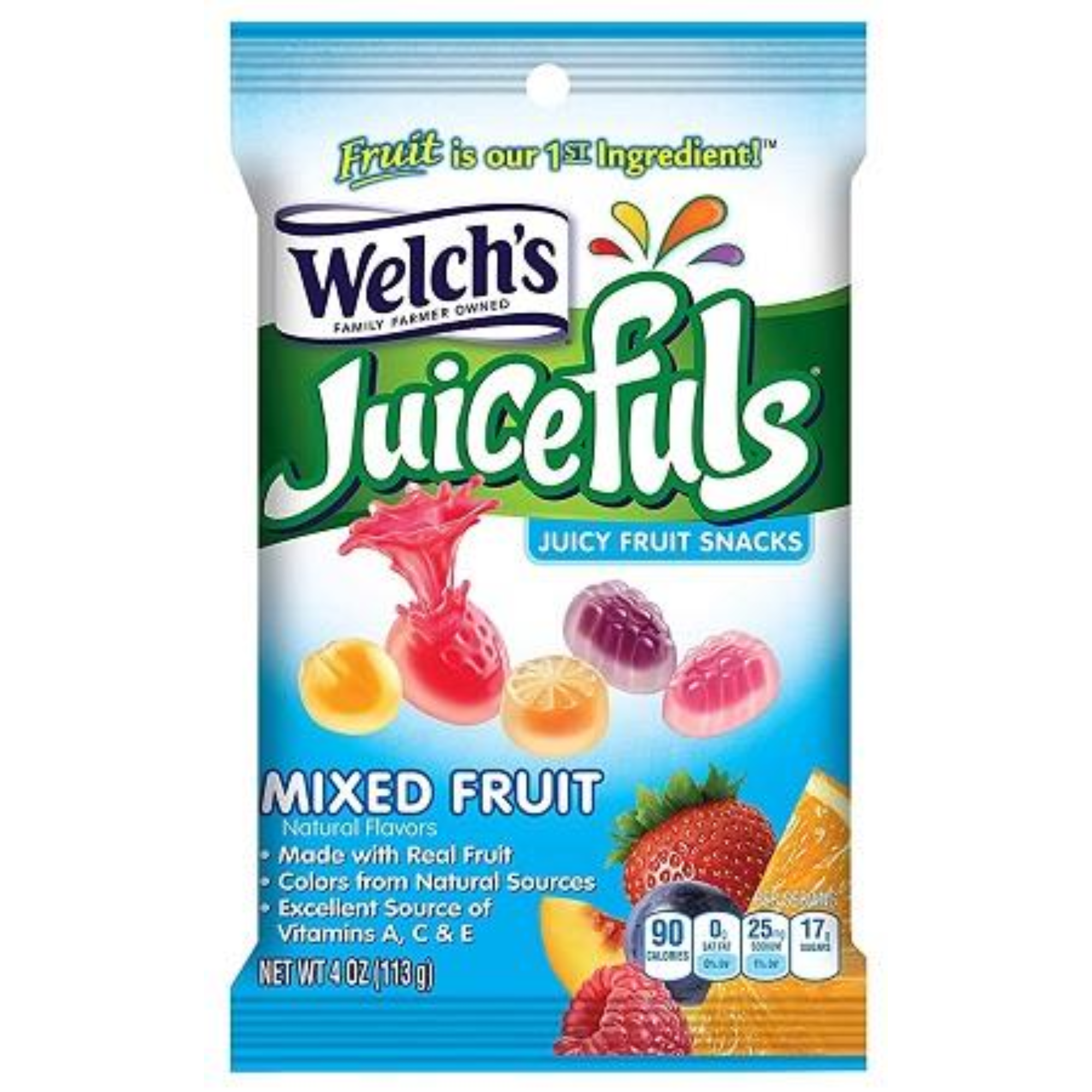 Welch's Juicefuls Mixed Fruit Snacks 4 Oz. Pack Of 12