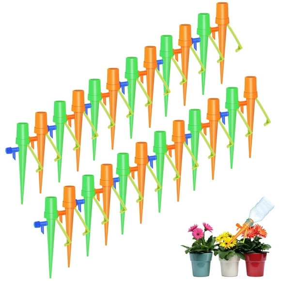 Adjustable Self Watering Spikes - New Upgrade Plant Spikes System Plant Watering Devices