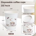 thumbnail image 2 of Vasos de café desechables de papel Lamosi, 350 ml, 240, paquete de 12 oz, 2 of 6