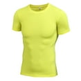 thumbnail image 3 of Men Summer Compression Quick Drying Basketball Running Short Sleeve Sports Tight Base Layer Tops, 3 of 6
