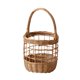 thumbnail image 1 of Cesta tejida a mano, cesta de ratán para almacenar, cesta rústica para recoger frutas y verduras, cesta de flores, cesta de picnic para pasteles de, 1 of 9