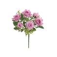 thumbnail image 2 of 7 Head Artificial Silk Roses - Realistic Fake Flowers for Wedding, Home Decor & Photography (White, Red, Pink, Wine), 2 of 6