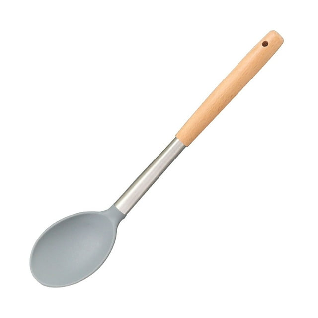 Less Than 5 Cooking Utensils Kitchen Utensils Heat Silicone Cooking Utensils Non Stick Silicone Spatula with Hole Kitchen Tongs Serving Spoons for Kitchen