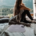 thumbnail image 4 of OUNONA Inflatable Pillows Camping Travel Inflatable Travel Pillow Light Grey Easy Inflation 1Set, 4 of 8