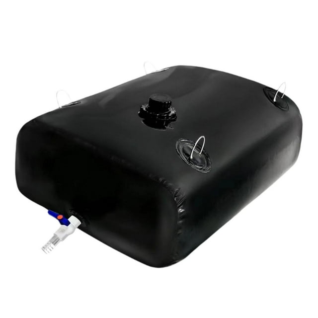 relayinert Black Water Storage Bladder Portable Water Tank Large Capacity Emergency Solutions For RV Camping Adventures Lightweight Black 240L