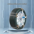 thumbnail image 4 of Hometravel Vehicle Snow Chains, Emergency Traction Device for Winter Driving, Anti-Skid Tire Chains for Cars and SUVs on Icy Roads, 4 of 7