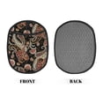 thumbnail image 2 of Pofeuu Paisley6 Print Silicone Pot Mat Mitten With Hanging Loop Heat Resistant Oven Mitts Non-Slip Bbq Baking Smoking Potholders, 2 of 7