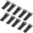 thumbnail image 1 of 10x Reemplazo De Clip De Cinturón Resistente Para 666s 777S 888s Talkies De Radio De 2 Vías, 2.6x1.38x0.63 Pulgadas Baoblaze Clip para cinturón de walkie talkie, 1 of 3
