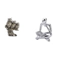 thumbnail image 1 of Figuras de búho,Figuras de búho,animales artificiales,artesanías,decoración del hogar,Figura en miniatura de búho moderno para dormitorio,Figura de lector abstracto,Estatua de pensador, 1 of 8