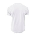 thumbnail image 4 of Men's Henley T-Shirt Casual Crew Neck Short Sleeve Button Shirts Summer Fashion Solid Color Basic Tee Tops, 4 of 4