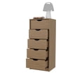 thumbnail image 2 of FM FURNITURE  Olijato 5-Drawer Dresser for Nurseries and Bedrooms ? Modern Space-Saving Storage, Natural Oak, 2 of 8