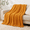 Mustard-50"x60", variant on Navy 50"x60" Chunky Knit Chenille Throw Blanket for Couch and Bedroom