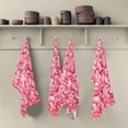 thumbnail image 5 of Dreamtimes Rose Floral Kitchen Dish Towel 1 Pack, Soft Absorbent Dishcloths Reusable Hand Towel Washable Tea Towels for Home Kitchen Bar Table Decor, 28 x 18 Inch, 5 of 7