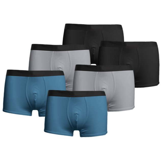 toraway Mens Mid Rise Underwear Combination Breathable Shorts Swimming Trunks XXXL