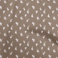 thumbnail image 1 of oneOone Silk Tabby Brown Fabric Floral Craft Projects Decor Fabric Printed By The Yard 42 Inch Wide, 1 of 5