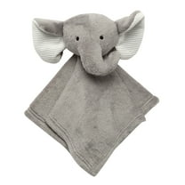 Lambs & Ivy Gray Elephant Soft Baby/Child/Toddler Plush Lovey Security Blanket
