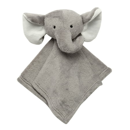 UPC: 0084122016163 | Lambs & Ivy Gray Elephant Soft Baby/Child/Toddler Plush Lovey Security Blanket