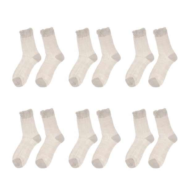 Calcetines Ocasionales Cortos Tripulación Señora Ankle caqui