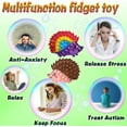 thumbnail image 5 of Dr.Kbder Pop Its Party Favors Hérisson Animal Sensoriel Jouet Montessori Idée Fidget, 5 of 5