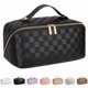 thumbnail image 1 of Bolsa cosmética de viaje ALEXTINA de gran capacidad impermeable negra, 1 of 8