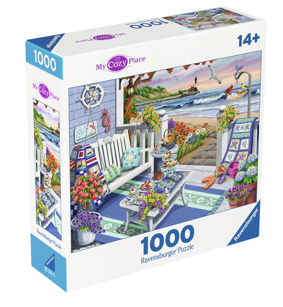 Ravensburger Great Outdoors Puzzle Series | Seaside Sunshine | 300 Piece Jigsaw Puzzle