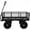 880 lbs Black, variant on ROMSWI Garden Cart 400 lb Capacity 4 Cu.Ft 10" Flat Free Tires, Heavy-Duty Steel Utility Wagon with 180 Rotating Handle for Yard and Outdoor Use