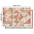 thumbnail image 5 of Pioneer Flower Floral Print Pattern Summer Placemats Table Placemats Set Of 6-Linen Kitchen Washable Placemats Table Mats 12x18 Inch Non-Slip Heat Resistant, 5 of 5