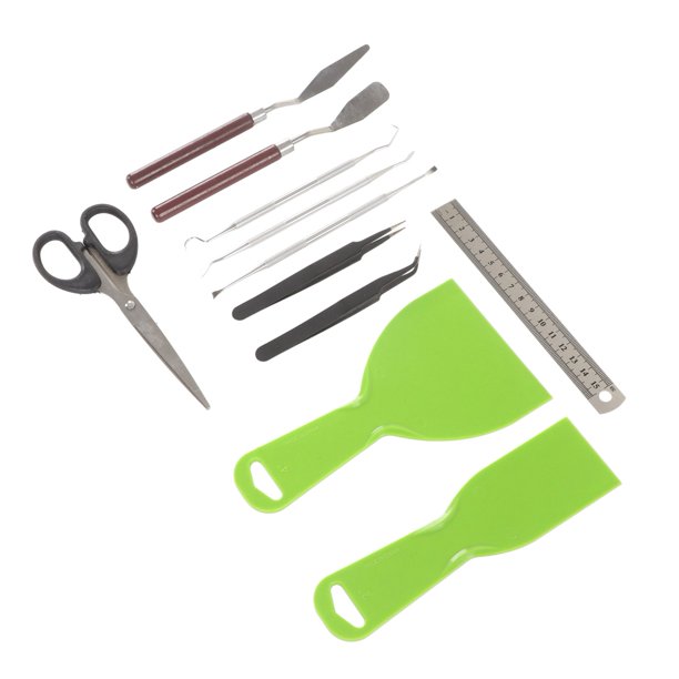 Juego De Herramientas De Deshierbe De Vinilo, Herramientas De Deshierbe De Vinilo Artesanal Resistente Al Desgaste Con Bolsa De Almacenamiento Para El Hogar ANGGREK 12 Pcs Weeding Tools