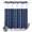 Navy Blue, variant on No Hook Shower Curtain, Modern Simple Lines Shower Curtains for Bathroom with See Through Top Window, Rustic Leaf Vertical Stripes Navy Blue Waterproof & Washable Bath Curtain Standard 72"x72"