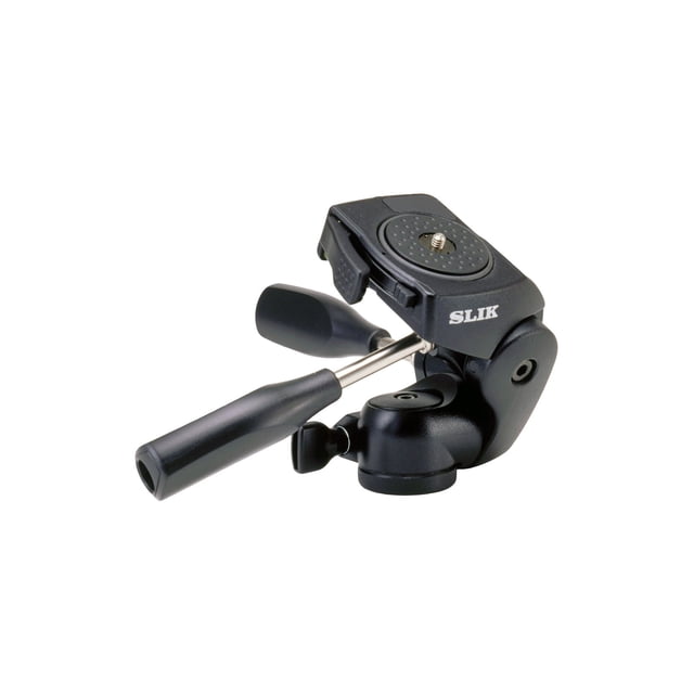 SLIK 700DX Pro Cabezal de giro/inclinación de 3 vías con liberación rápida negro (615-700)