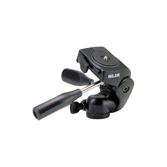 SLIK 700DX Pro Cabezal de giro/inclinación de 3 vías con liberación rápida negro (615-700)