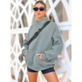 thumbnail image 3 of XINQIHANG Womens Oversized Sweatshirts Fleece Hoodies Long Sleeve Shirts Pullover Fall Clothes with Pocket, 3 of 6