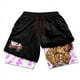 thumbnail image 3 of Baki Hanma-pantalones cortos de gimnasio para hombre, ropa deportiva de secado rápido, con estampado 3D de Manga, 2 en 1, 3 of 5