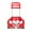 Red, variant on Folding Hand Truck Dolly - Portable Aluminum Cart 165lbs Capacity Collapsible Luggage Trolley