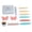 Multicolor-1, variant on Japanese Nail Art Set, Nail Repair and Polishing Kit for Natural Nail Care, Gloss Enhancing Formula, Easy to Use Nail Care Tools for Polishing and Shaping