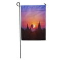 thumbnail image 1 of KDAGR Twilight Magical Sunset in Bagan Myanmar Burma Beautiful Photography Garden Flag Decorative Flag House Banner 28x40 inch, 1 of 2