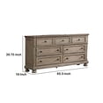 thumbnail image 5 of Dresser with 1 Hidden Drawer and Weathered Look, Gray, 5 of 5