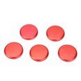 thumbnail image 1 of 5pcs Door Handle Exterior Push Button Cover Trim Fit for Jeep Wrangler 2007-2017Red, 1 of 5