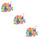 thumbnail image 2 of Bewildely 150Pcs Colorful Self-adhesive Stickers Colorful Geometric Decal Handmade Supplies Sticker Craft Toys Kids Children Type1, 2 of 6